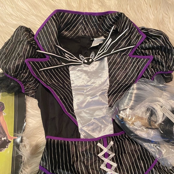 Girls Jack skellington costume (W) - Picture 2 of 5